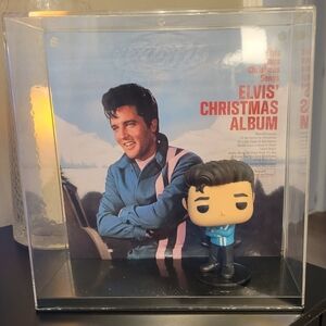 Elvis Christmas Album with Collectible Figure